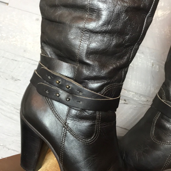 Matisse dark brown leather boots - Picture 2 of 8